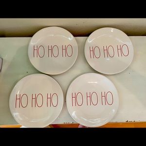 Rae Dunn Ho Ho Ho plates
